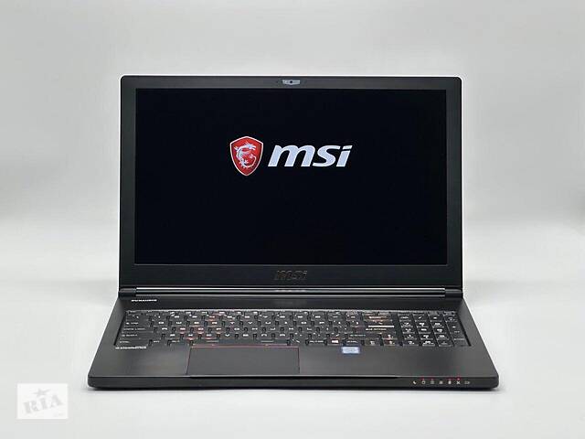 Б/у Игровой ноутбук MSI GS63 Stealth 8RE 15.6' 1920x1080| i7-8750H| 16GB RAM| 960GB SSD| GTX 1060 6GB