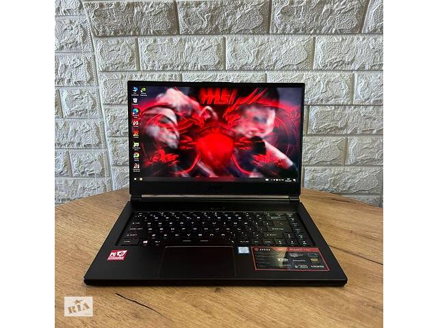 Б/у Игровой ноутбук MSI GS65 8RF Stealth Thin 15.6' 1920x1080| i7-8750H| 16GB RAM| 512GB SSD| GTX 1070 8GB