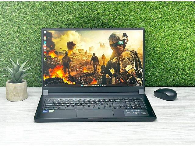 Б/у Игровой ноутбук MSI GS76 Stealth 17.3' 1920x1080| Core i9-11900H| 32 GB RAM| 1000 GB SSD| GeForce RTX 3070