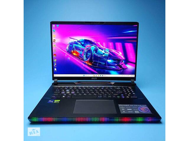 Б/у Игровой ноутбук MSI Raider GE78 HX 13VH 17' 2560x1600| i9-13950HX| 32GB RAM| 2000GB SSD| RTX 4080 12GB