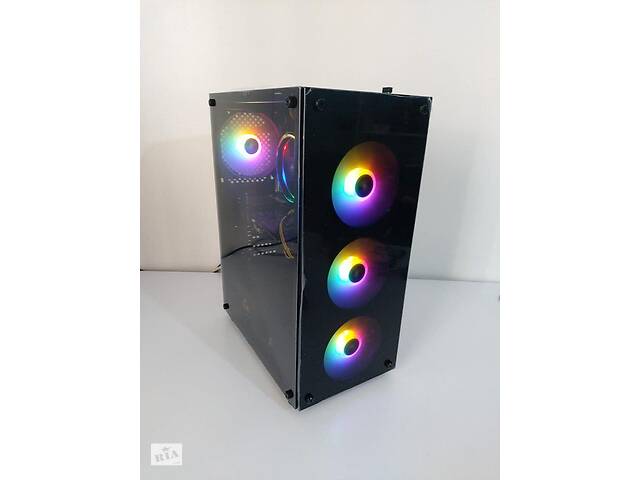 Б/у Игровой ПК 1stPlayer Fire Dancing V3-B MT NEW| i5-7500| 16GB RAM| 480GB SSD NEW+1000GB HDD| Radeon RX 580