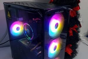 Б/у Игровой ПК ProLogix E103 MT NEW| Core i5-6500| 16 GB RAM| 480 GB SSD NEW + 500 GB HDD| Radeon RX 570 4GB