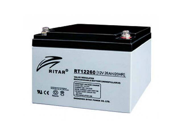 Батарея к ИБП Ritar AGM RT12260, 12V-26Ah (RT12260)