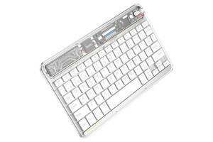 Беспроводная клавиатура HOCO Transparent Discovery edition S55 White N