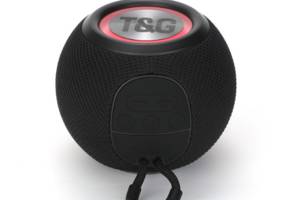 Беспроводная колонка T&G TG-337 с Bluetooth RGB-подсветкой и радио Черный (TG-337B)