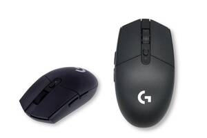 Беспроводная оптическая эргономичная мышь Logitech G304 черная (ЦУ-00032453)