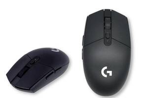 Беспроводная оптическая эргономичная мышь Logitech G304 черная (ЦУ-00032453)