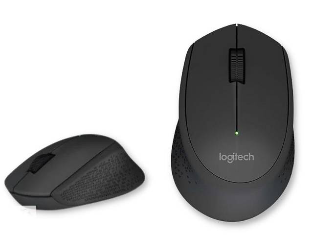 Беспроводная оптическая эргономичная мышь Logitech M280 черная (ЦУ-00024310)