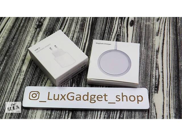 Беспроводная скоростная быстрая магнитная зарядка Apple MagSafe Charger для iPhone 12 (mini, Pro Max)