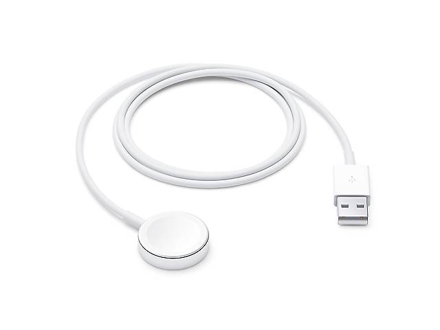 Беспроводное зарядное устройство Apple Watch Magnetic Fast Charger USB (MKLG2CH/A1570)- белый