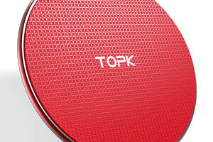 Беспроводное зарядное устройство Topk Wireless Charger B01W Red (4129546872)