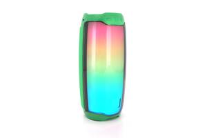 Беспроводной Bluetooth динамик PULSE 4 LED, 10W, 4000mAh, дистанция-10m, Green, Corton BOX