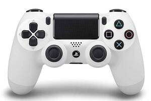 Беспроводной геймпад Play Station Dualshock 4 Wireless Bluetooth джойстик для приставки PS4 White Белый