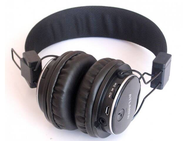 Беспроводные Bluetooth наушники Atlanfa AT-7611 c MP3 плеер FM радио приемником и микрофоном Черный (258550)