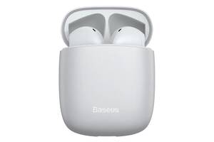 Беспроводные Bluetooth наушники BASEUS Encok W04 True Wireless Earphones NGW04-02 (Белые)