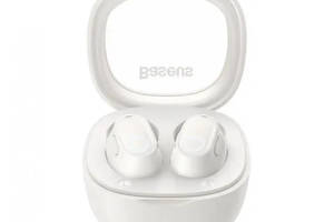 Беспроводные Bluetooth наушники гарнитура BASEUS WM02 Original в кейсе белые