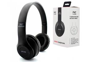 Беспроводные Bluetooth наушники Wireless Headset P47 Black