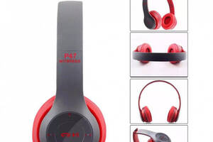 Беспроводные Bluetooth наушники Wireless Headset P47 Red