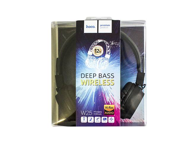 Беспроводные Bluetooth наушники Hoco W25 Promise Deep Bass Wireless Headphones