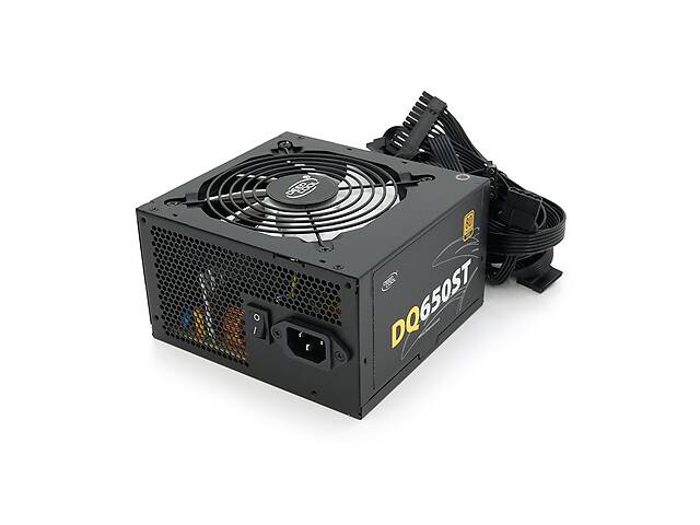 Блок питания DeepCool DQ650ST 80PLUS Gold 650W, 12cm, Black, 150×140×86mm, Box