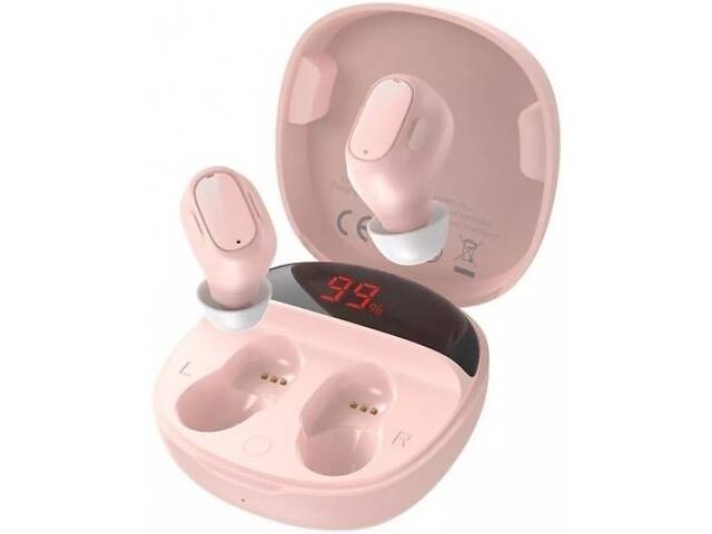 Bluetooth-гарнітура Baseus Encok WM01 Plus TWS Pink (NGWM01-04) (Код товару:22793)