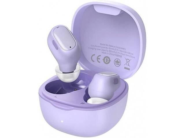 Bluetooth-гарнитура Baseus Encok WM01 TWS Purple (NGWM01-05) (Код товара:22795)