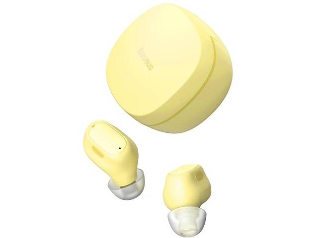 Bluetooth-гарнітура Baseus Encok WM01 TWS Yellow (NGWM01-0Y) (Код товару:28137)