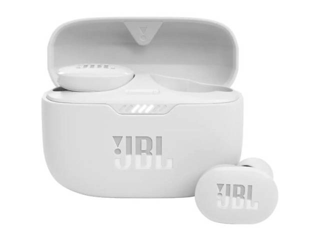 Bluetooth-гарнитура JBL Tune 130NC TWS White (JBLT130NCTWSWHT) (Код товара:23969)