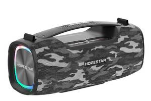 Bluetooth колонка Hopestar A6 Pro- камуфляж серый