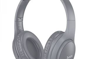 Блютуз стерео гарнитура Hoco W40 AUX Bluetooth V5.3 200 mAh Grey