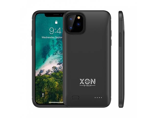 Чехол-аккумулятор XON PowerCase для iPhone 12/12 Pro 6200 mAh Black