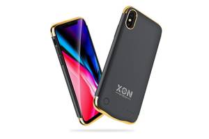 Чехол-аккумулятор XON PowerCase для iPhone X/XS 5500 mAh Black/Gold