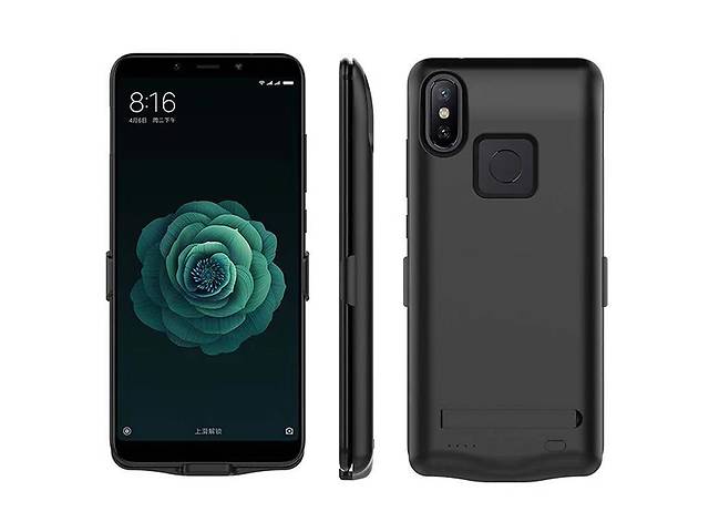 Чехол-аккумулятор XON PowerCase для Xiaomi Mi A2 6800 mAh Black (11326800)