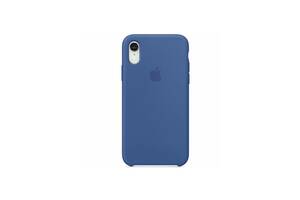 Чехол Apple Silicone case for iPhone XR Delft Blue