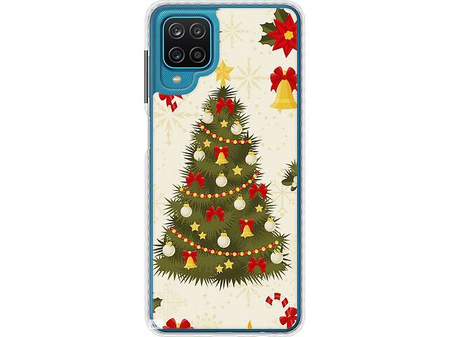 Чехол бампер EndorPhone Samsung Galaxy A12 A125F Новогодняя елка (4198pc-2201-26985)