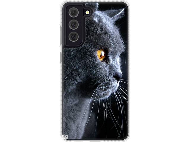 Чехол бампер EndorPhone Samsung Galaxy S21 FE Красивый кот (3038pc-2302-26985)