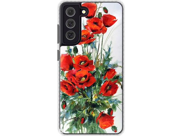 Чехол бампер EndorPhone Samsung Galaxy S21 FE Маки (523pc-2302-26985)