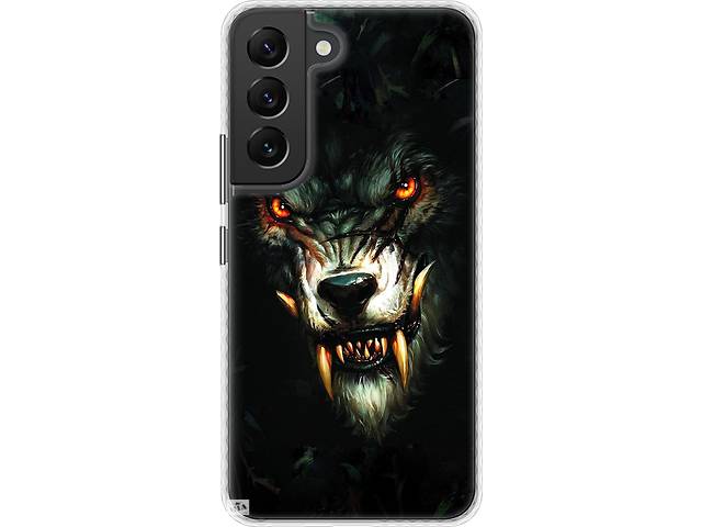 Чехол бампер EndorPhone Samsung Galaxy S22 Дьявольский волк (833pc-2494-26985)