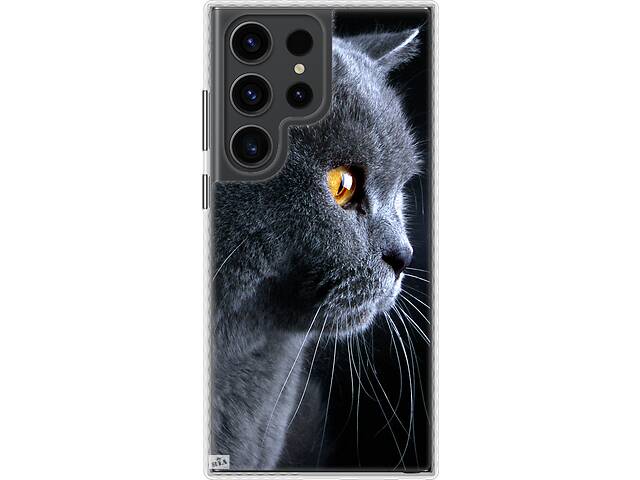 Чехол бампер EndorPhone Samsung Galaxy S23 Ultra Красивый кот (3038pc-2906-26985)
