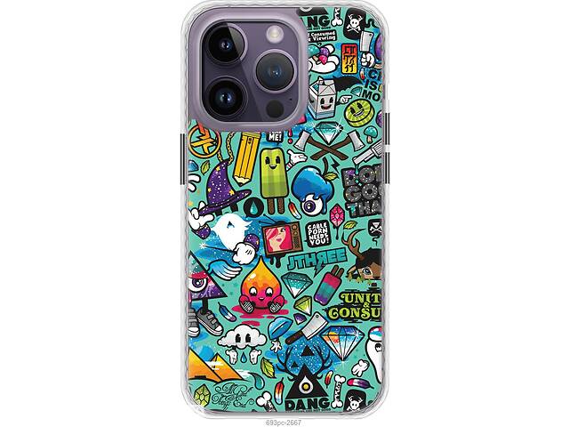 Чехол бампер magsafe EndorPhone iPhone 14 Pro Max Стикер бомбинг 1 (693pm-2667-26985)