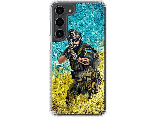 Чехол бампер патриотический EndorPhone Samsung Galaxy S23 Plus Воин ЗСУ (5311pc-2905-26985)