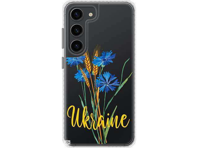 Чехол бампер патриотический EndorPhone Samsung Galaxy S23 Ukraine v2 (5445pc-2907-26985)