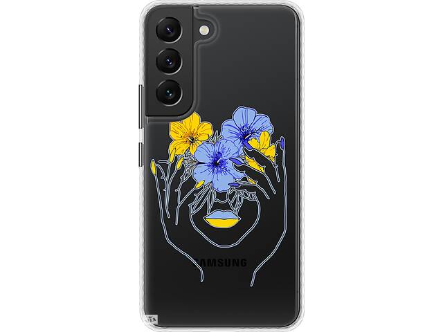 Чехол бампер патриотический EndorPhone Samsung Galaxy S22 Девушка v4 (5276pc-2494-26985)