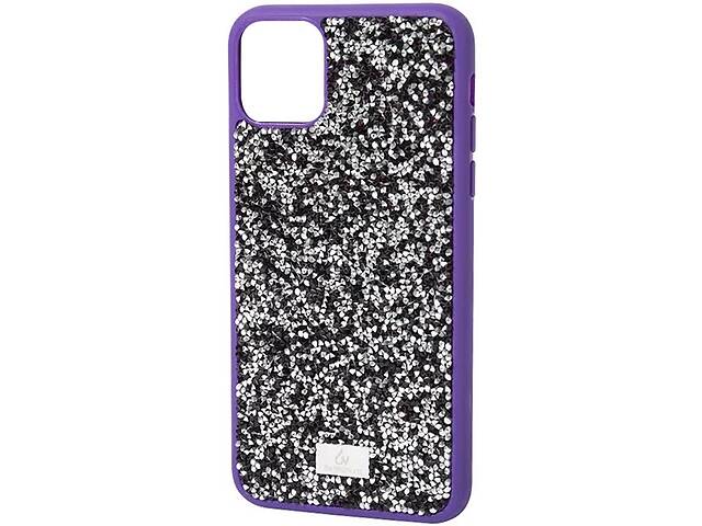 Чехол Bling World Rock Diamond Apple iPhone 14 Plus Фиолетовый