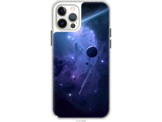 Чехол чехол bumper Endorphone iPhone 12 Pro Планеты в синем космосе (171pc-2052-26985)