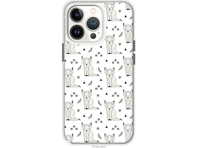 Чехол чехол bumper Endorphone iPhone 13 Pro Абстрактные лисицы (3672pc-2372-26985)