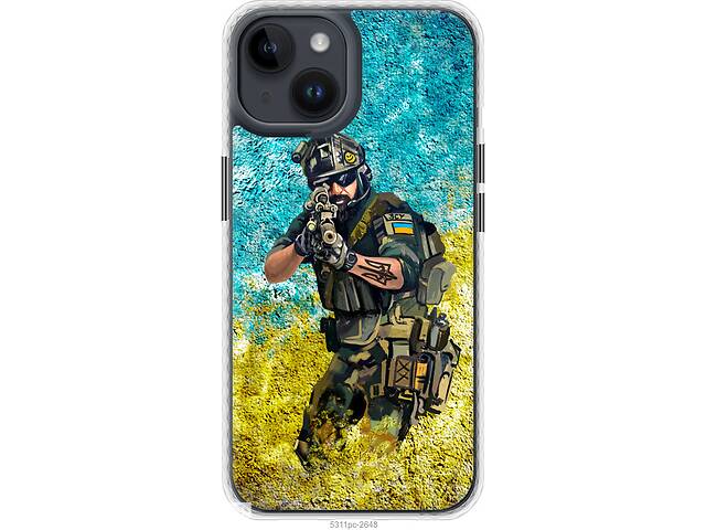 Чехол чехол bumper magsafe патриотический Endorphone iPhone 14 Воин ЗСУ (5311pm-2648-26985)