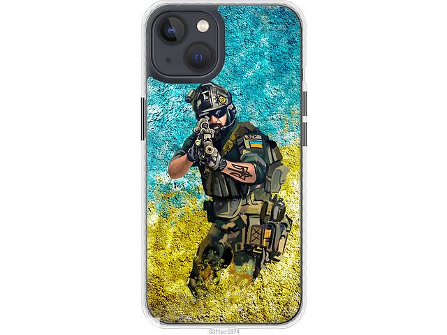 Чехол чехол bumper патриотический Endorphone iPhone 13 Воин ЗСУ (5311pc-2374-26985)