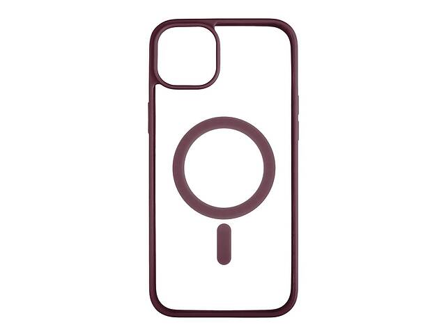 Чехол Color MagSafe Apple iPhone 14 Plus Bordo