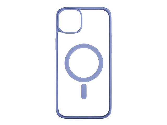 Чехол Color MagSafe Apple iPhone 14 Plus Light Blue